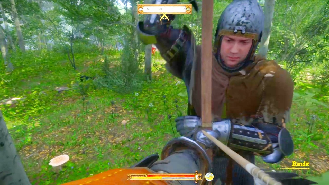 Noisy Archer VS Group of Bandits. Kingdom Come Deliverance
