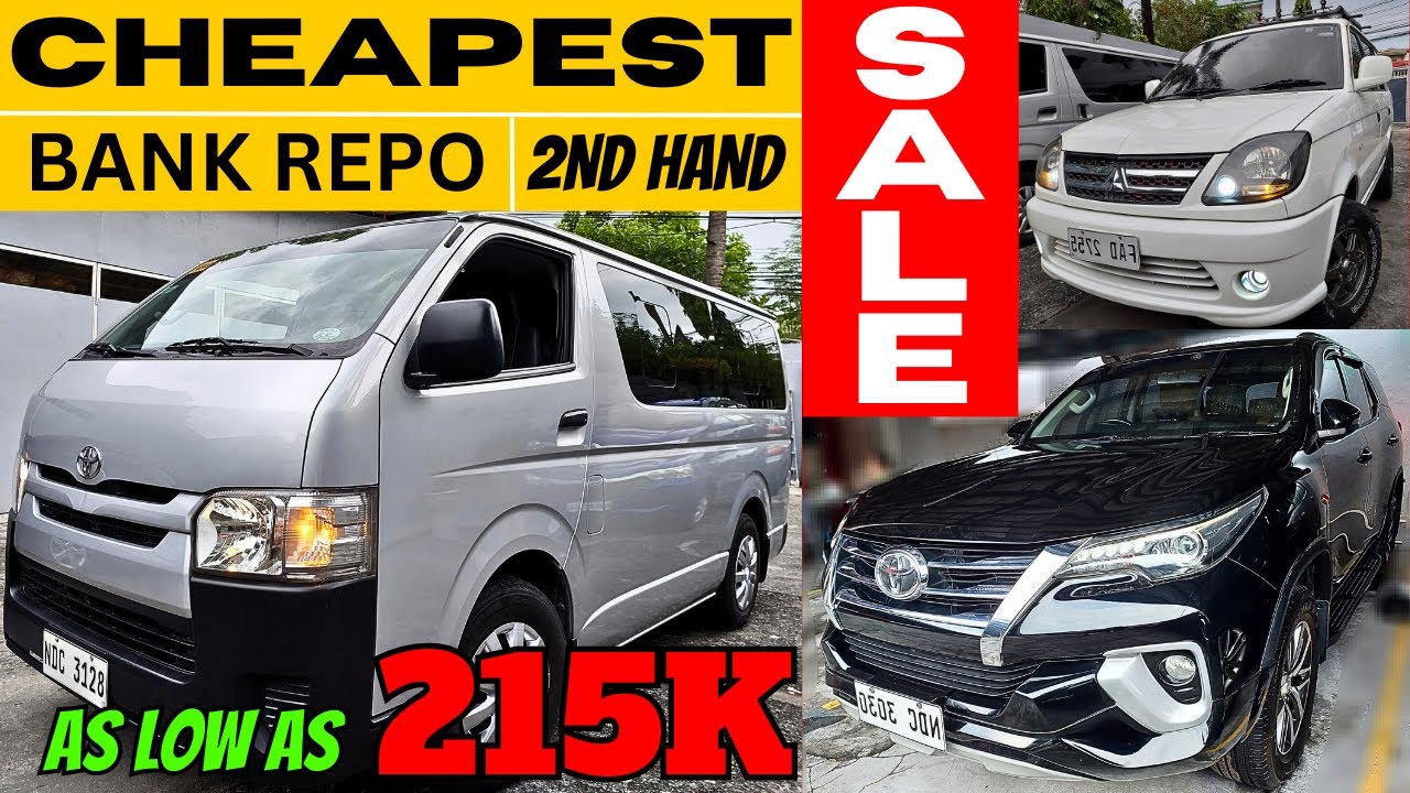 BILIHAN NG PINAKAMURANG HATAK NG BANKO UP TO 50% OFF (PICK-UP, SUV, VAN) | CHEAPEST REPO CARS 2023