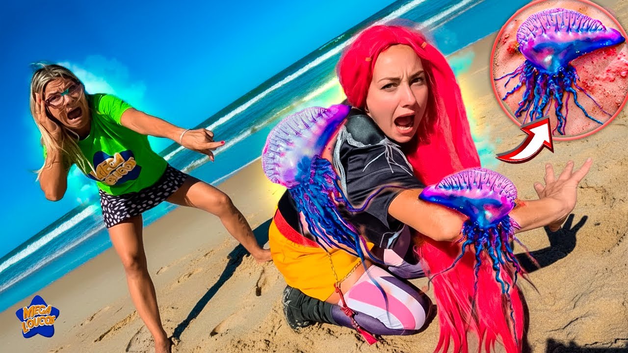 ERA PRA SER SÓ UM DIA DE PRAIA... MIRA GUERREIRA DO KPOP FOI PICADA POR UM BICHO ASSUSTADOR NA PRAIA
