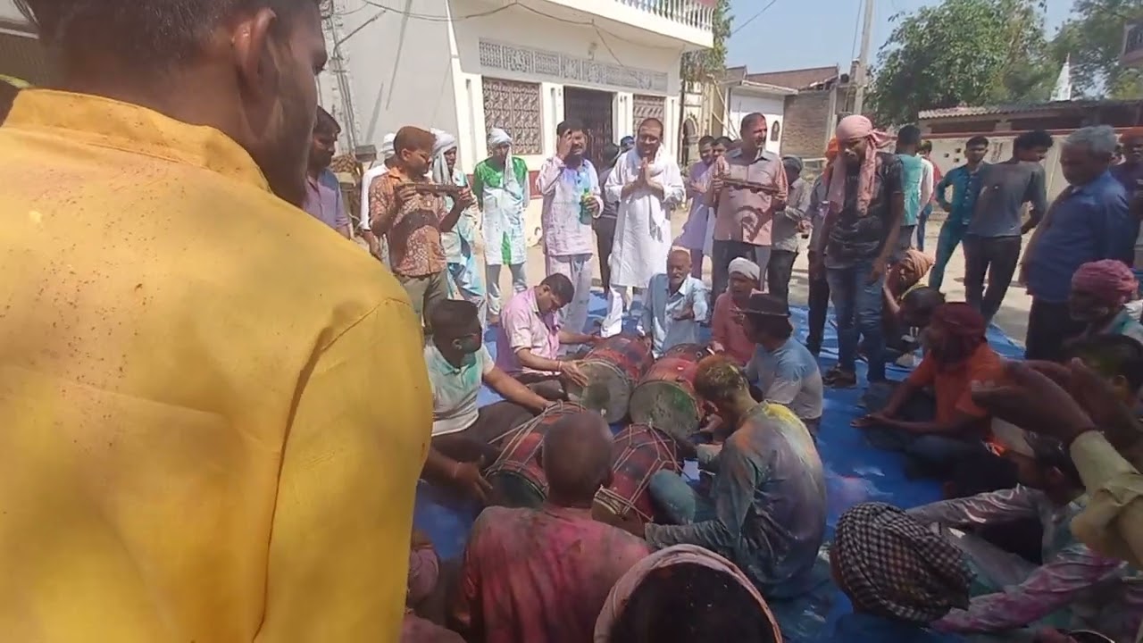 Holi faag bahupur raebareli (अर्जुन कीन्ह प्रतिज्ञा भारी)#faag #viralvideo #holifaag #holi #up
