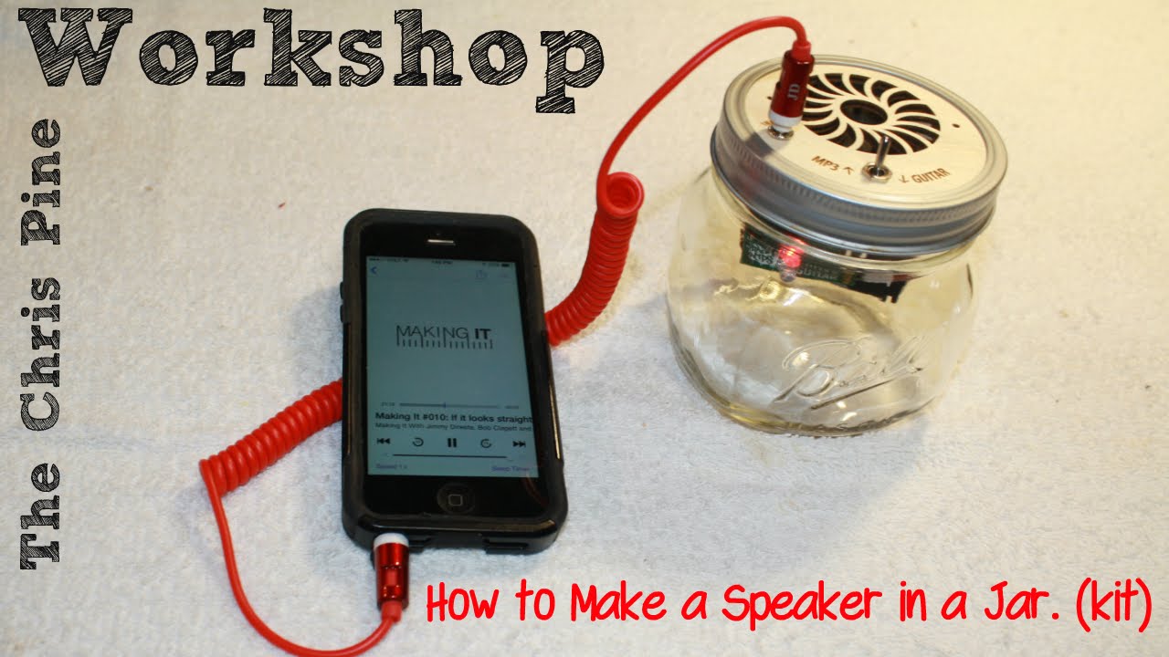 How to make a Speaker in a Jar  (Maker kit)