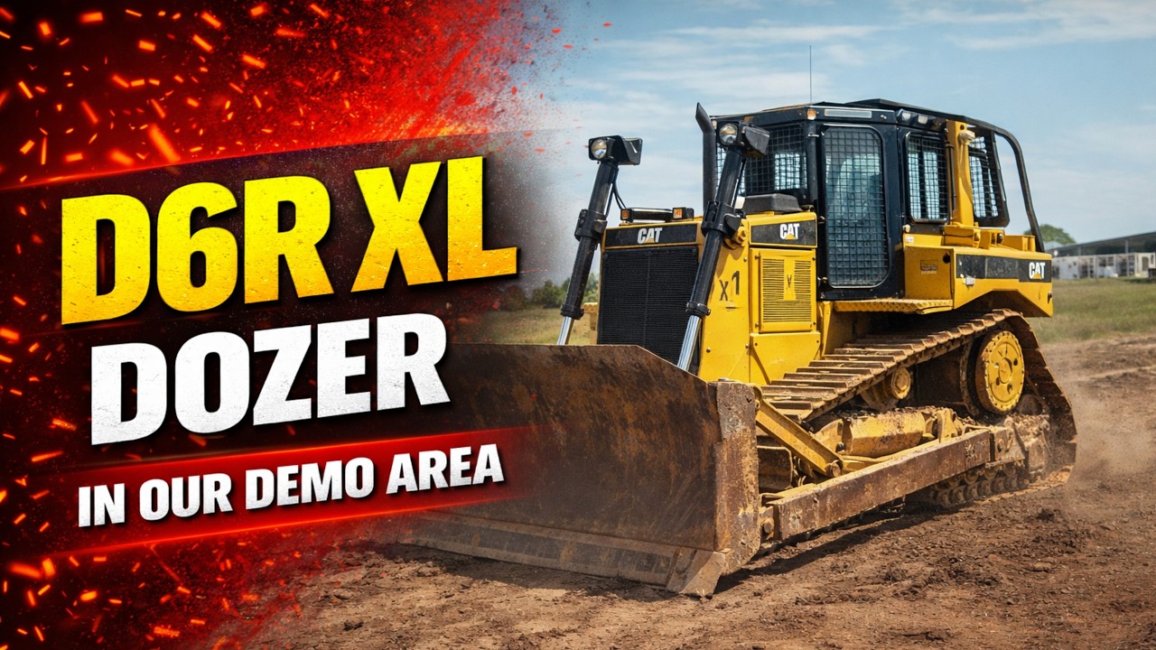 CAT D6 R XL Dozer in our demo area