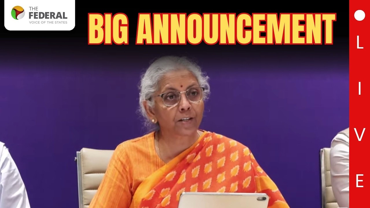 LIVE: 57th GST Council Meeting | FM Nirmala Sitharaman chairs key meet at Bharat Mandapam