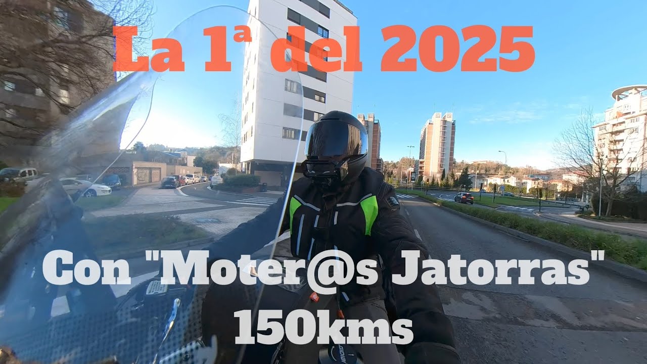 🏍️ 1ª Ruta 2025 con Moteros Jatorras _ 2 Pinchazos y 3 caídas 😱