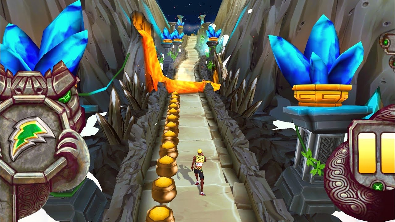 “Usain Bolt Blazing Through Volcano Island 🔥 | Ultimate Temple Run 2 Speed Challenge!”