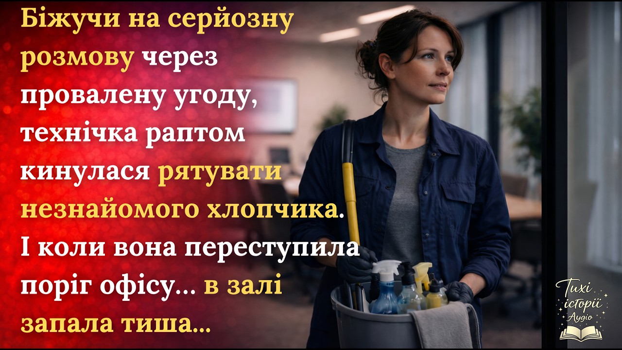 «Технічка врятувала хлопчика перед доганою… В офісі всі завмерли»