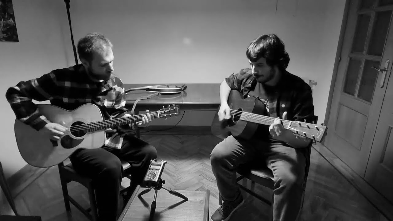Blackberry Blossom - bluegrass on acoustic guitar duo - Eastman E8OM and Martin 000-15