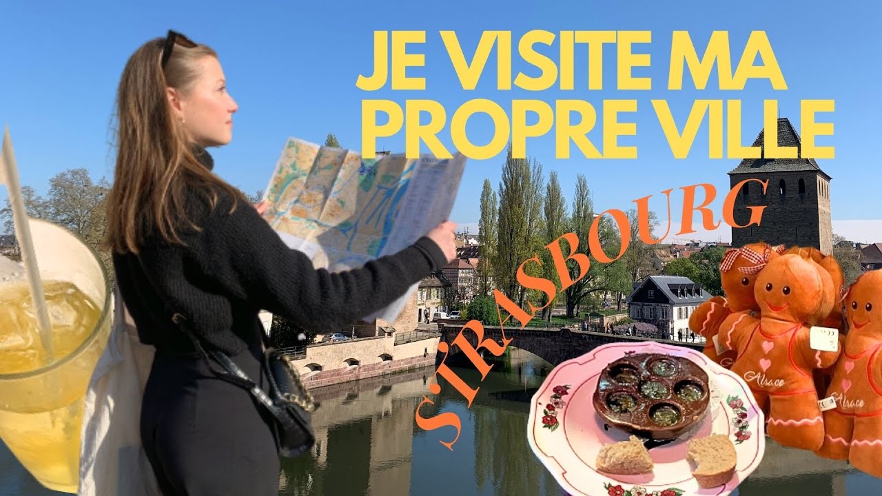 VLOG à Strasbourg 24H avec moi (Je visite ma propre ville !!)