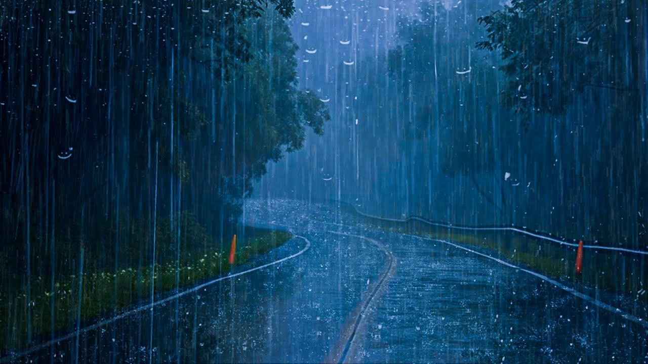 Nuku heti syvään ⛈ Trooppisen sateen ja ukkonen ääni rauhoittaa mieltä ja nukahtaa