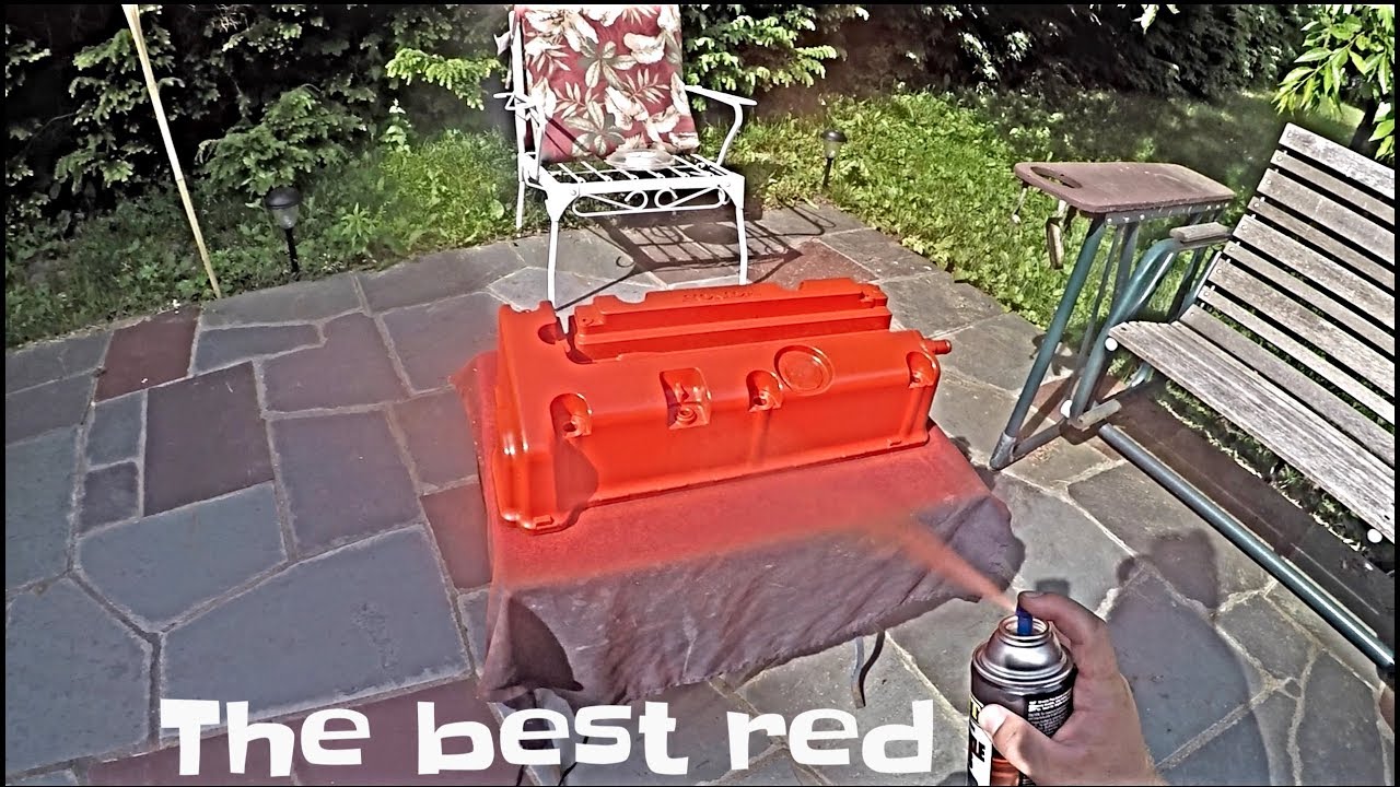 How to Spray Paint your Valve Cover (Wrinkle Red)