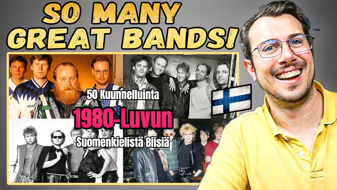 Italian Discovers Finland’s Most Popular 80s Songs! 🇫🇮