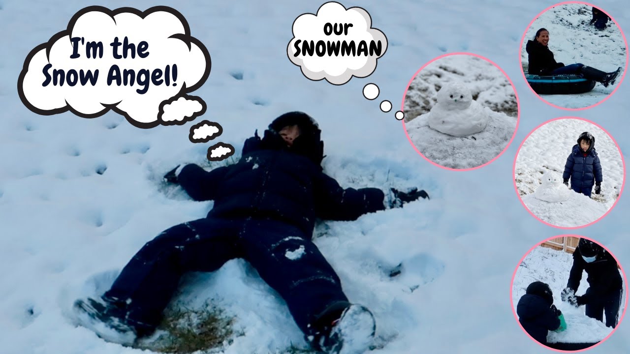 GUMAWA NG MUNTING SNOWMAN😉 | WHTE CHRISTMAS 2020❄️ | BUHAY AMERIKA | salveslife💖