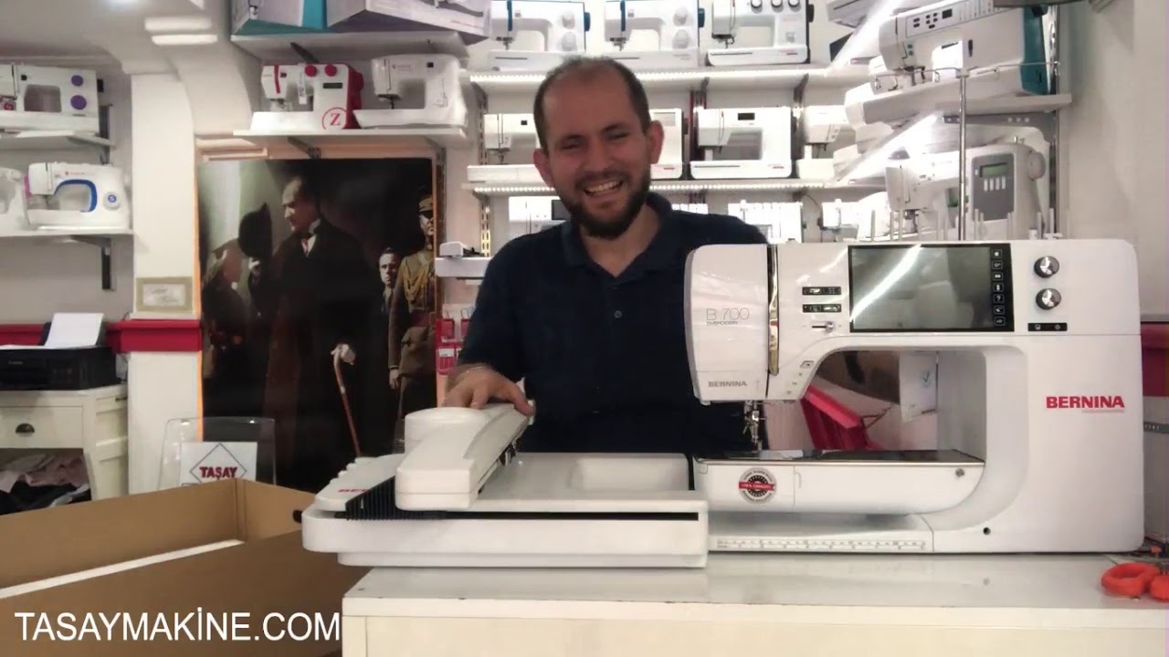 Bernina B700 Nakış Makinesi Dikili Kıyafetler İçin İdeal