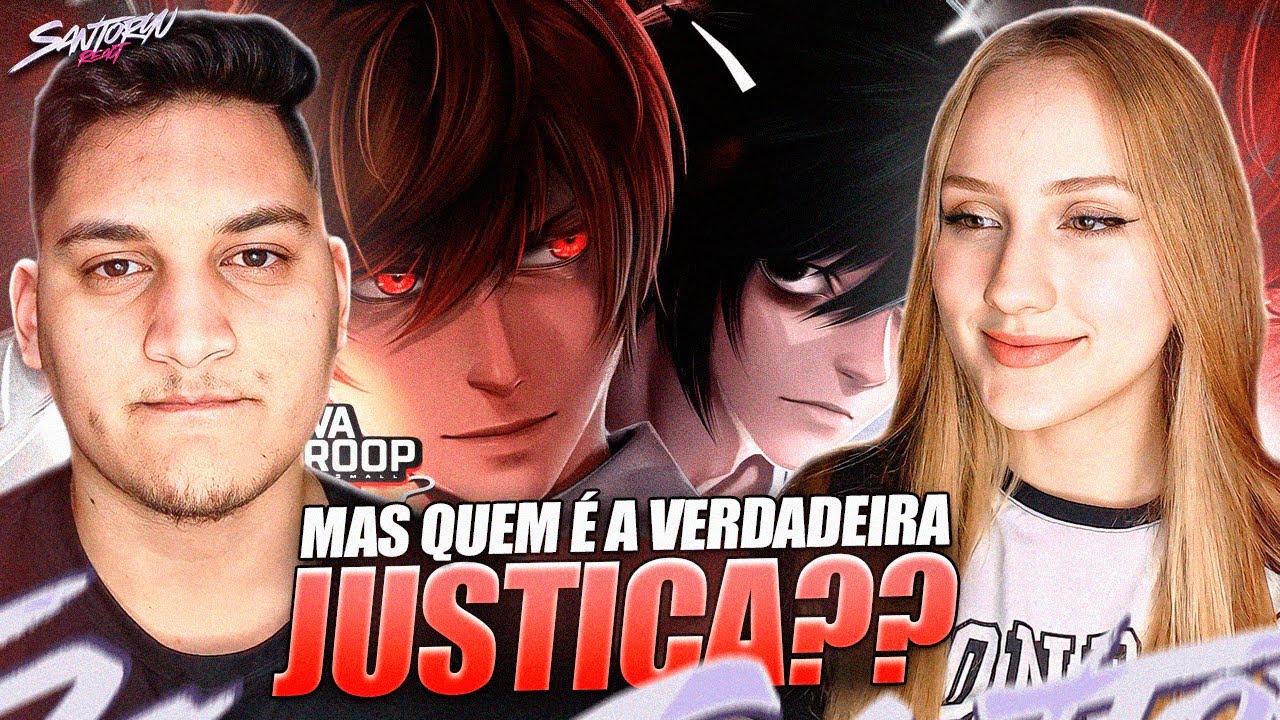 Sacrilégio Inepto | Novatroop | L e Kira (Death Note) ft. ‪@AniRap - REACT EM CASAL