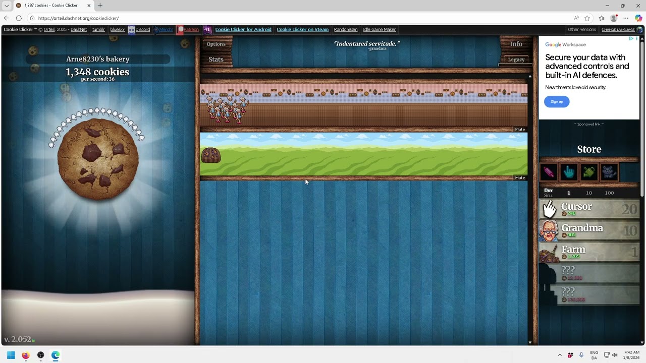 1 Hour Cookie Clicker No Clicking