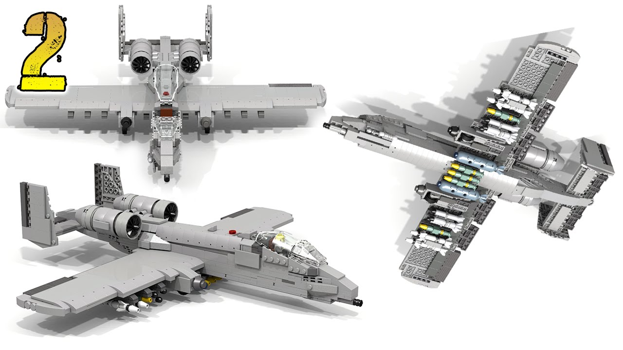How To Build Lego A-10 Thunderbolt II (PART 2)