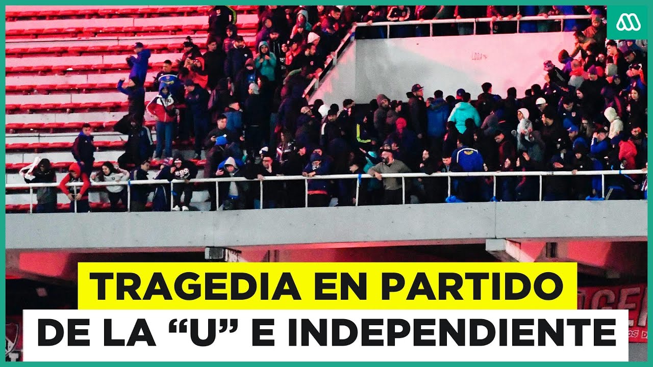Ataques entre hinchas: Graves incidentes en partido de Independiente y U. de Chile