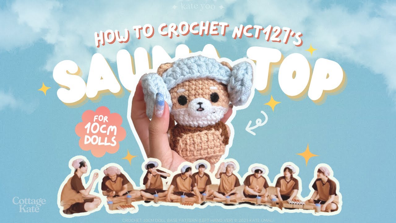 Easy Crochet Shirt for 10cm Dolls 🧶 | #127squad