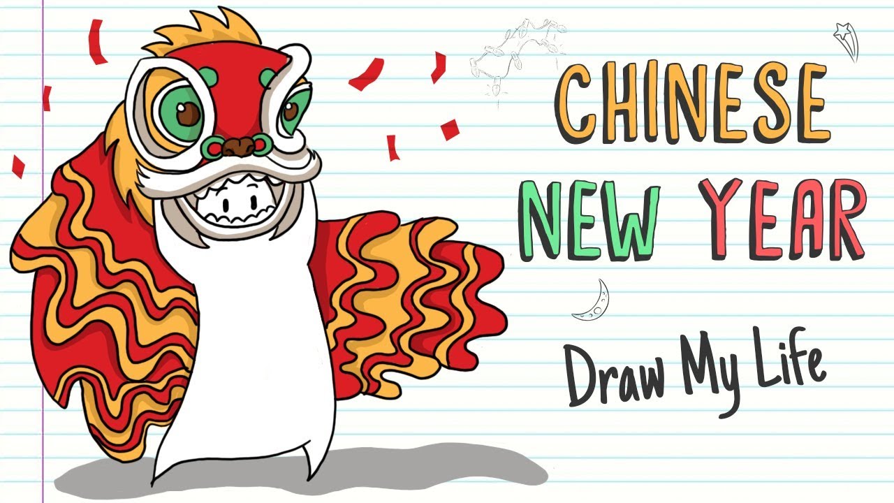 THE CHINESE NEW YEAR OR SPRING FESTIVAL 🐷🎊 | Draw My Life