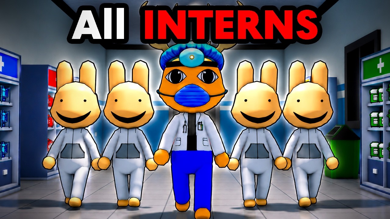 SPEEDRUNNING With An INTERN ONLY Team In Animal Hospital