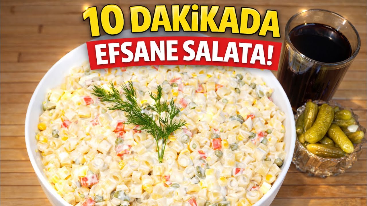 Efsane Makarna Salatası 🥗 | Pratik & Çok Lezzetli