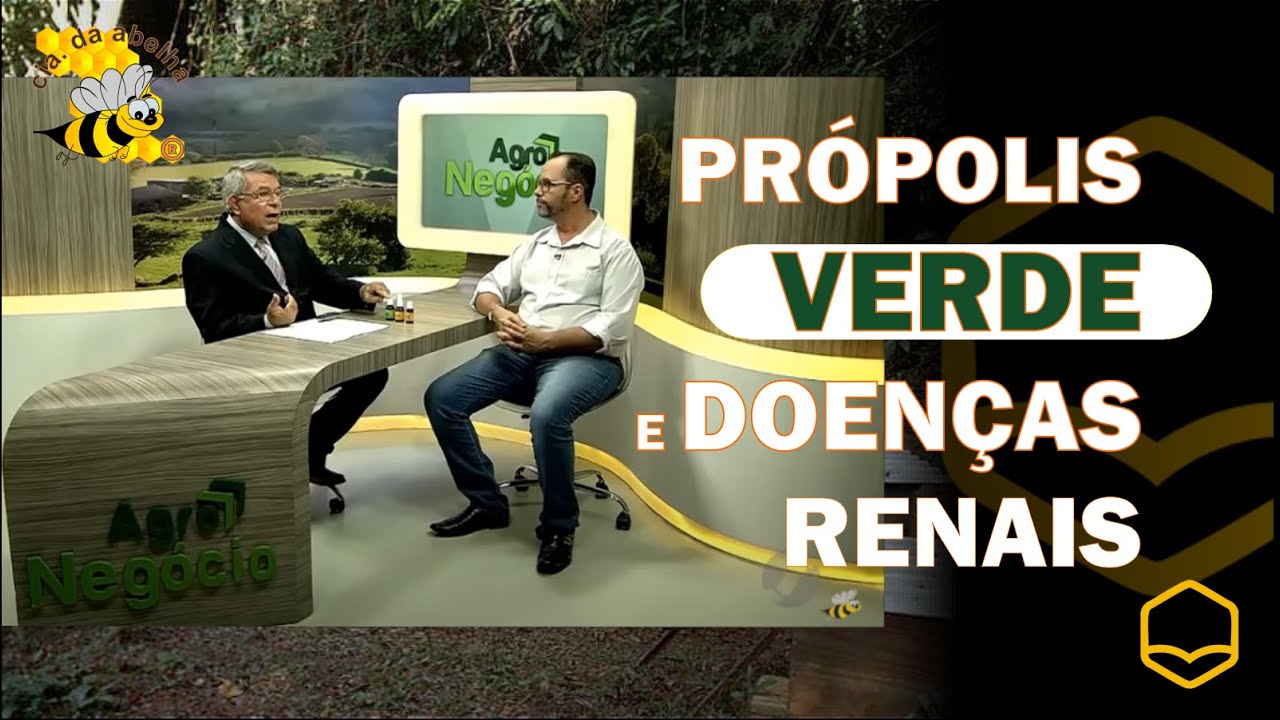 PROPOLIS E DOENÇAS RENAIS.ARMINDO JR DA CIA DA ABELHA NO PROGRAMA AGRONEGOCIO DO SBT DO DIA 31/01/19