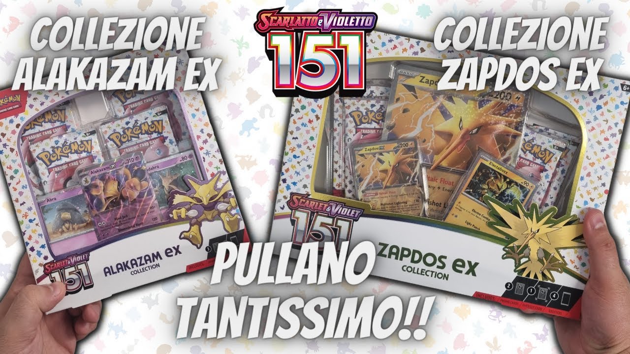Le NUOVISSIME COLLEZIONI DI ZAPDOS e ALAKAZAM PULLANO TANTISSIMO!