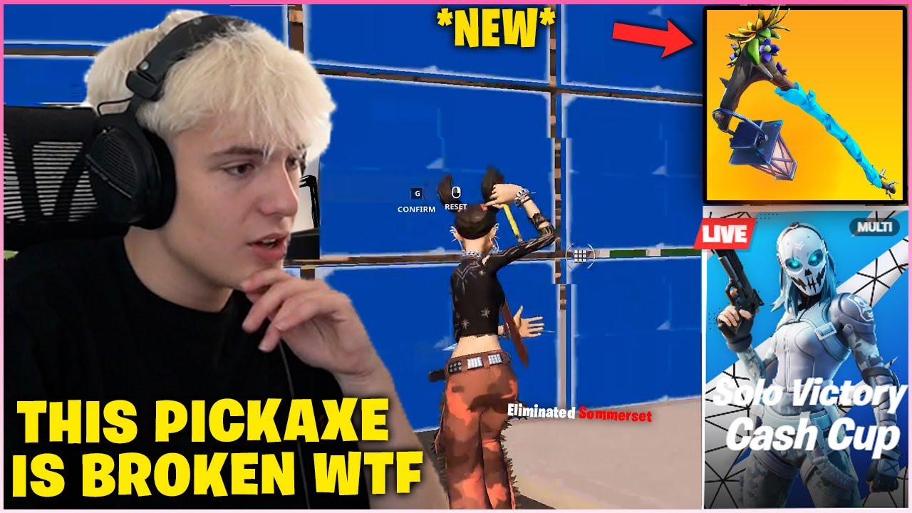 CLIX Uses *NEW* COLD SNAP PICKAXE & QUALIFY For SOLO CASH CUP In ONE GAME! (Fortnite Moments)
