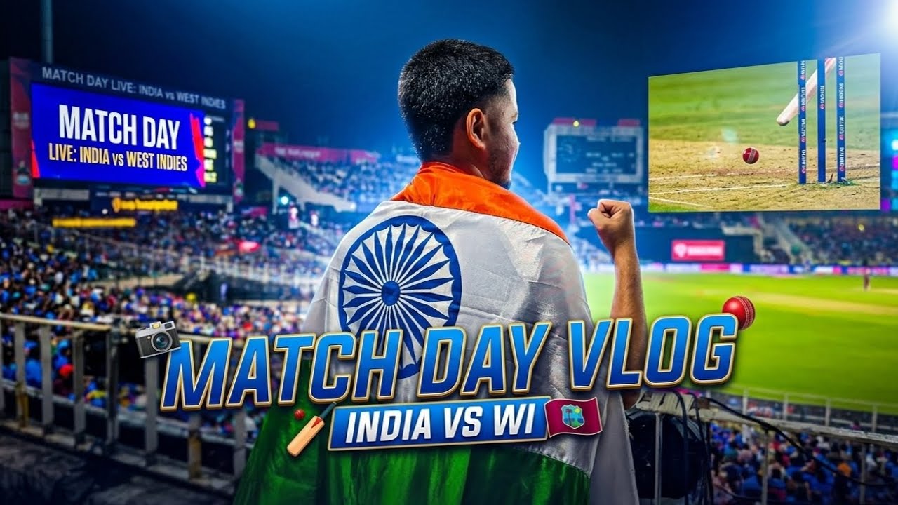 গ্যালারি যখন কাঁপছে ইন্ডিয়ার চিৎকারে! 🔥 | My Stadium Experience