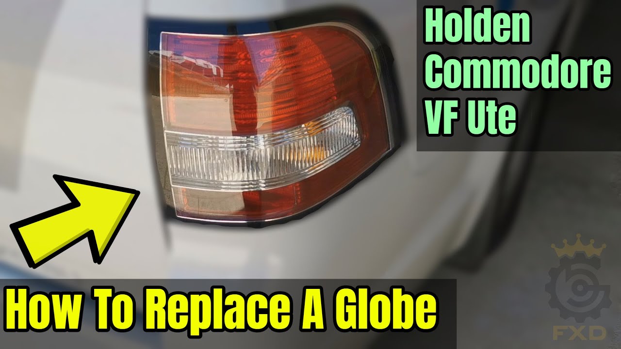 Brake or Indicator Bulb Replacement How To - Holden VF Commodore Ute 2015