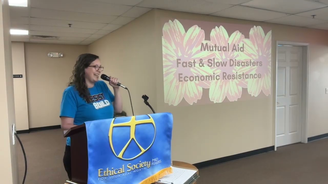 Ethical Society Mid Rivers Presents Rebecca Harris: BUILDING RESILIENT MOVEMENTS FOR JUSTICE