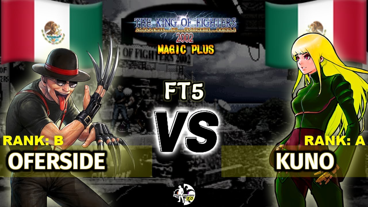 OFERSIDE vs KUNO ¡BATALLA TOP !KOF 2002 PLUS The King of Fighters México