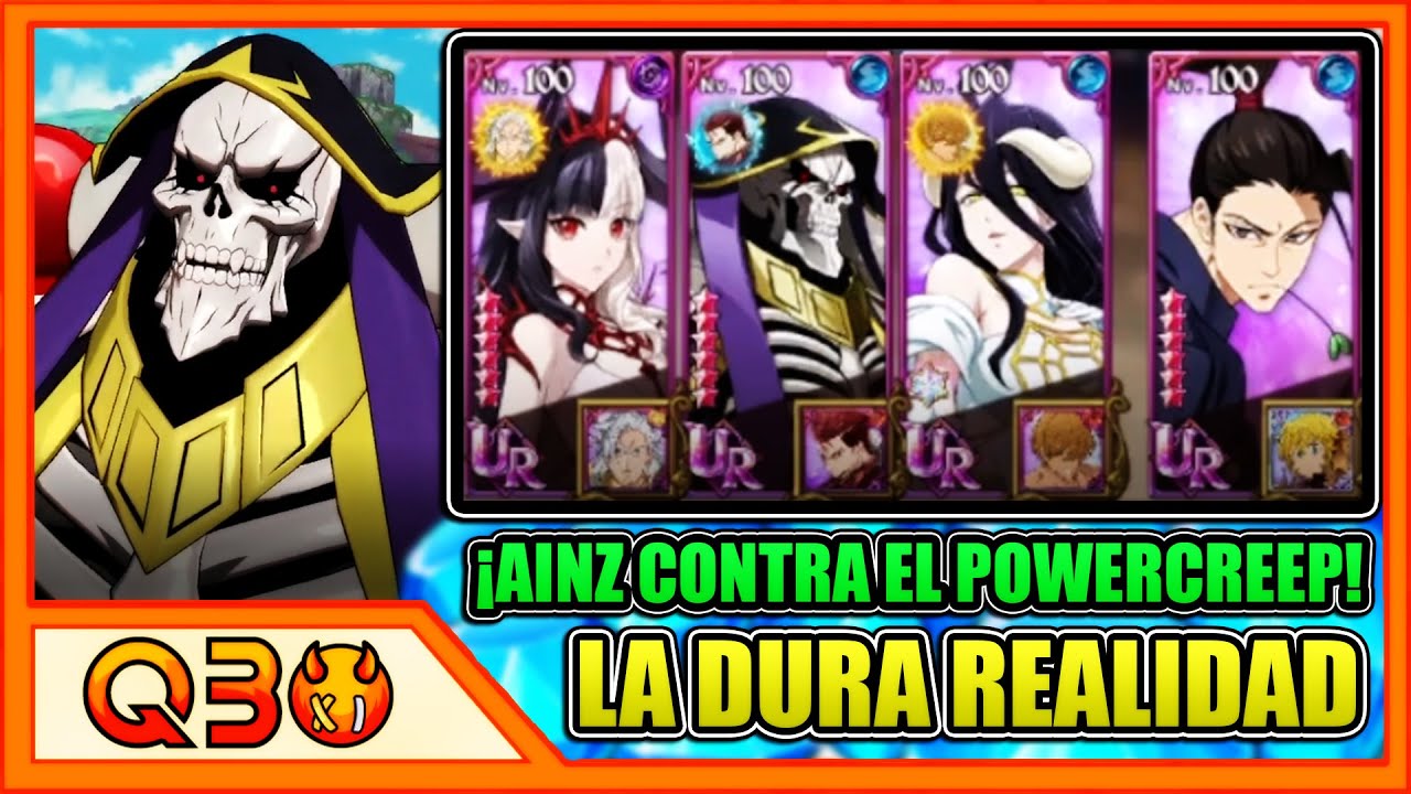 Qbo | ¡¿LE HARÁ AINZ COUNTER A GELDA?! PUES SÍ Y NO. DESCONOCIDOS NECESITA AYUDA. | 7DS: Grand Cross