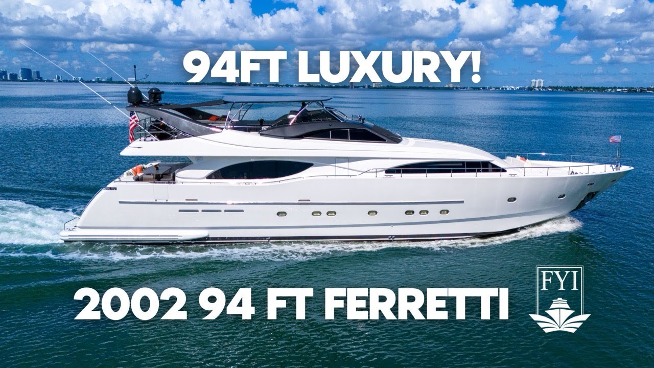 INSIDE a Ferretti Yachts 94 | Luxury 94ft Superyacht “SINPATICO