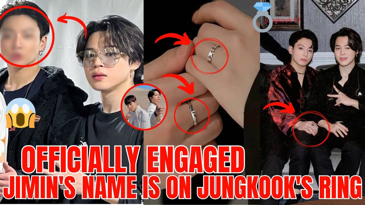 АРМИ в шоке! 😳 Чонгук носит кольцо с именем Чимина — помолвлены ли они?! 💍