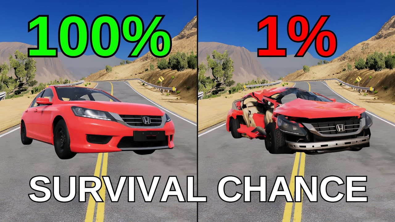 Realistic Survival Chance Crashes #13 | BeamNG.drive