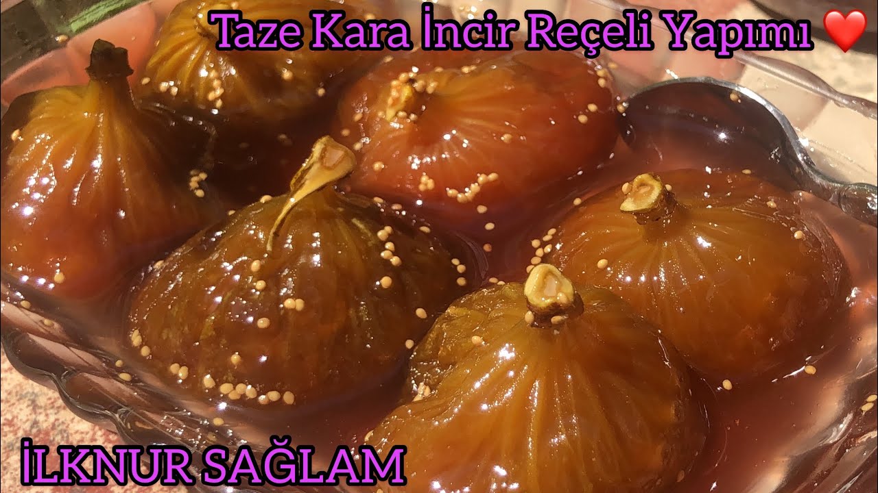 Taze İncir Reçeli Yapımı/Dağılmadan Fazla Şeker Katmadan Tam Kıvamında💯Taze Kara İncir Reçeli 👌🏼