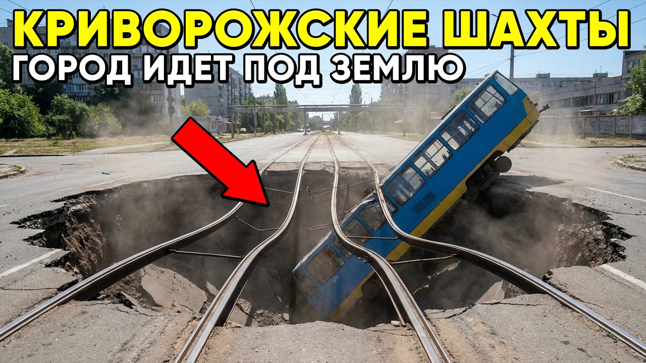 Город пожирает сам себя! Кривой Рог проваливается под землю