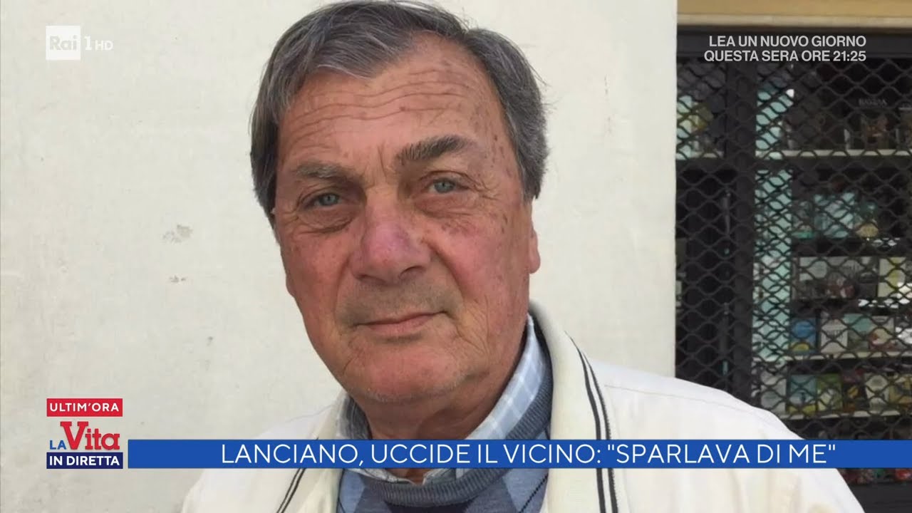 Lanciano, uccide il vicino: Sparlava di me
