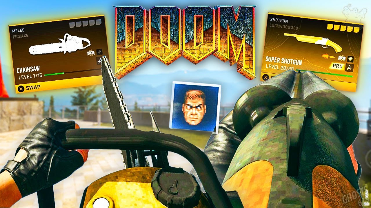 NEW 'DOOM' CHAINSAW and SHOTGUN BUNDLE in Modern Warfare 2! (DOOM Tracer Pack)