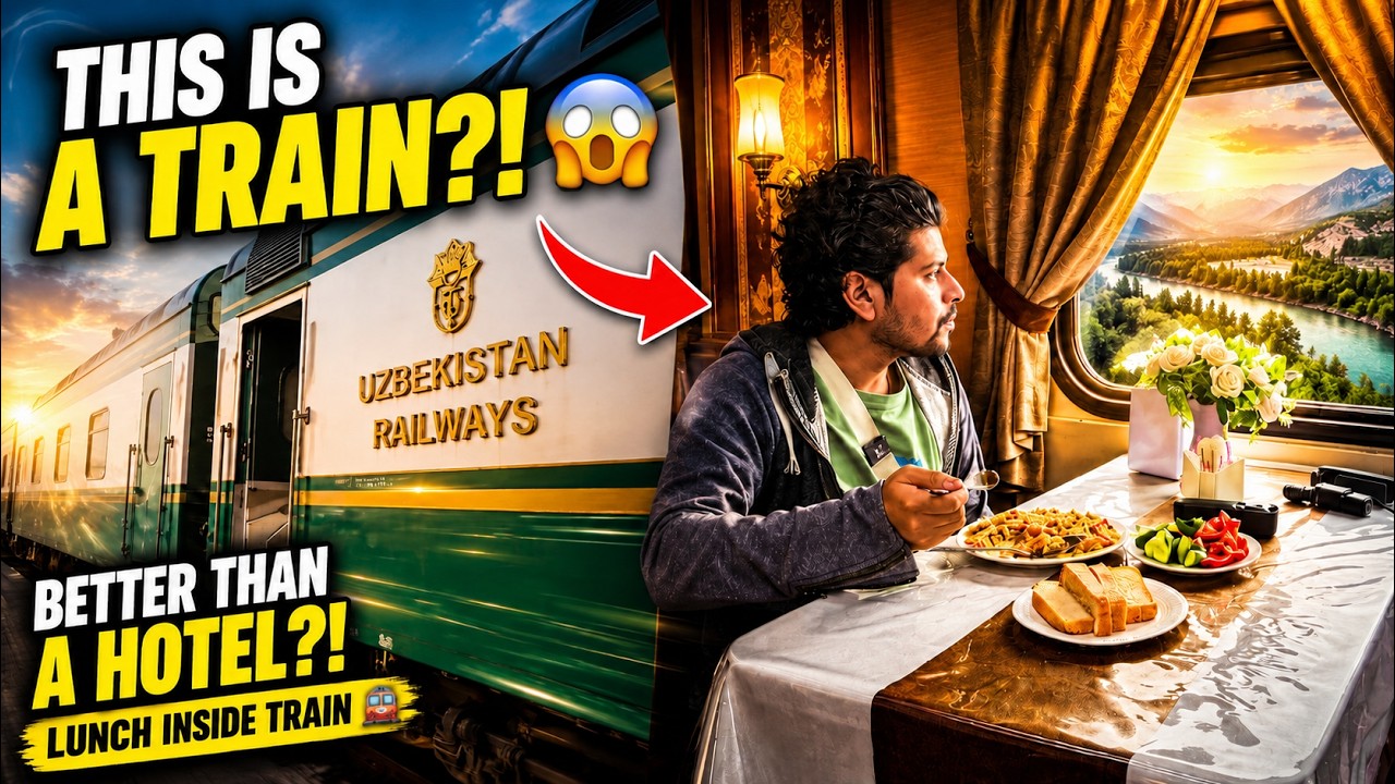 Uzbekistan's Craziest Train Ride - Tashkent to Bukhara 🇺🇿