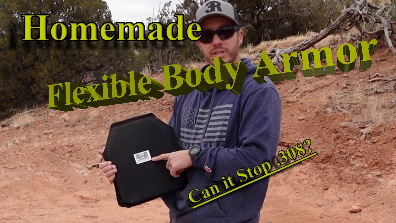 Amazing homemade flexible body armor. Can it stop .308?