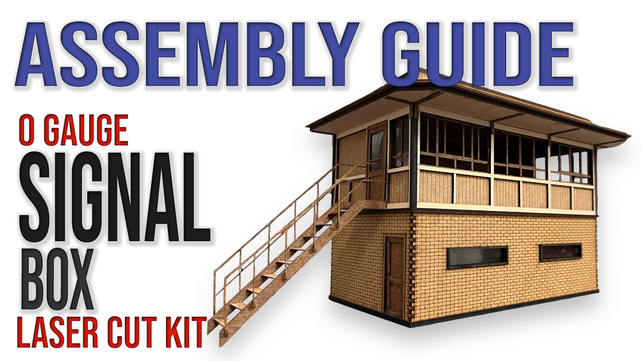 O Gauge Type 15 Signal Box Laser Cut Build | Model Railway
