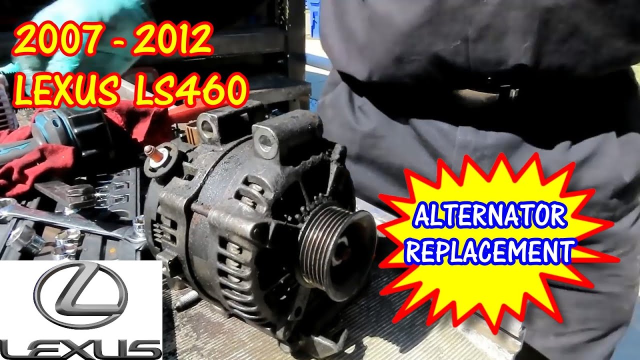 Lexus LS460 Alternator Replacement