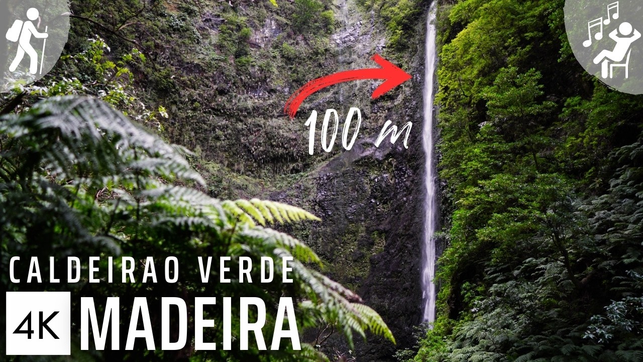 Madeira's MOST BEAUTIFUL Waterfall: Levada do Caldeirão Verde Hike (PR9) | Walking Tour 4K