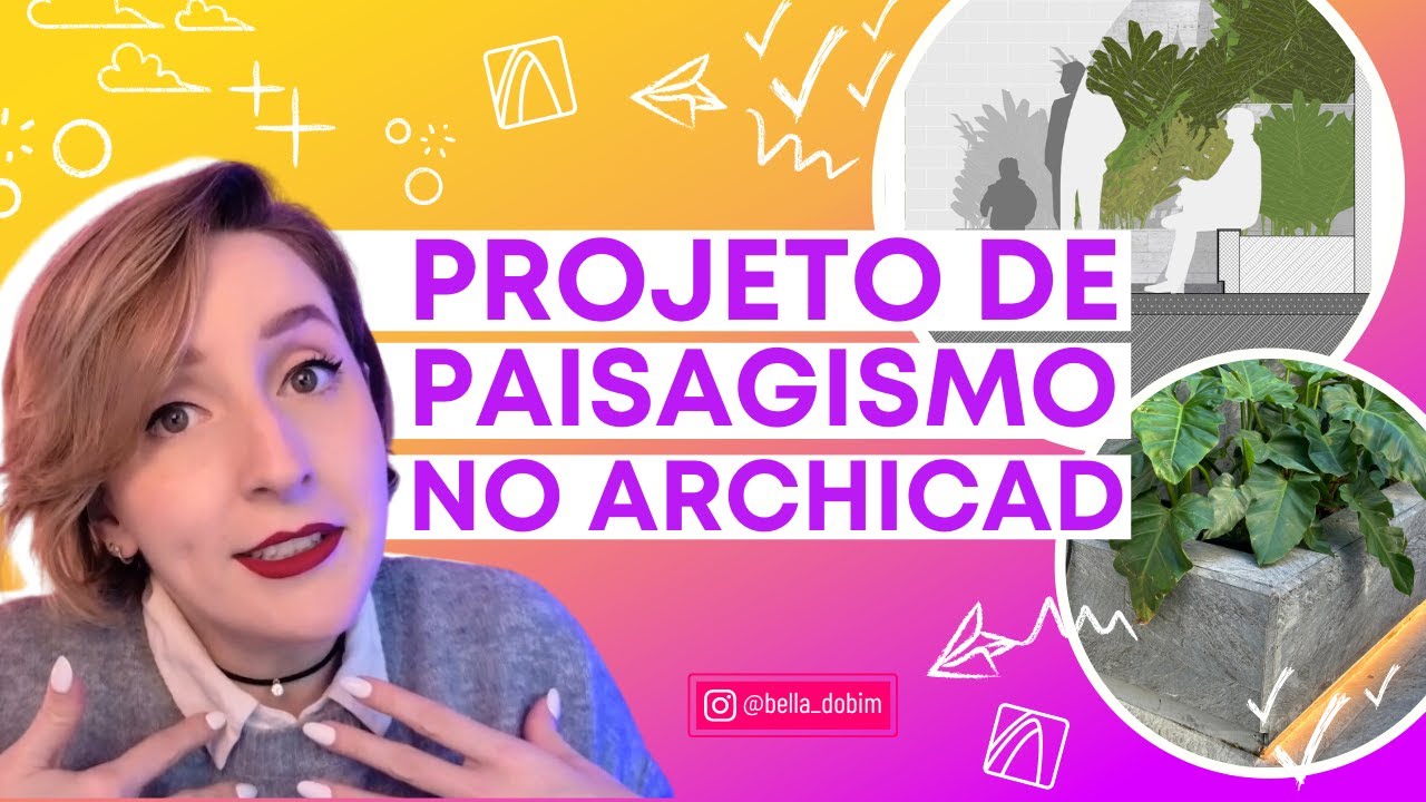 DETALHE DE PAISAGISMO NO ARCHICAD | Bella do BIM