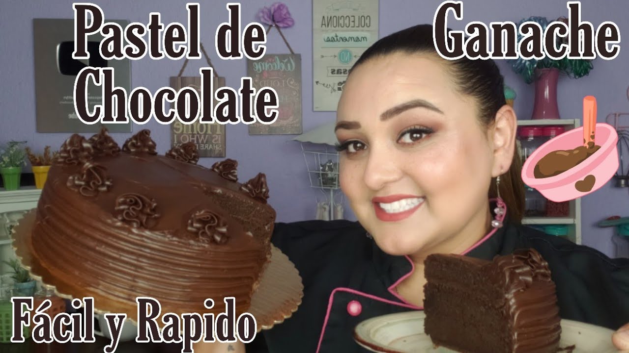 #pasteldechocolate#ganache#tendencia PASTEL DE CHOCOLATE FACIL Y RAPIDO + GANACHE 🍫🎂