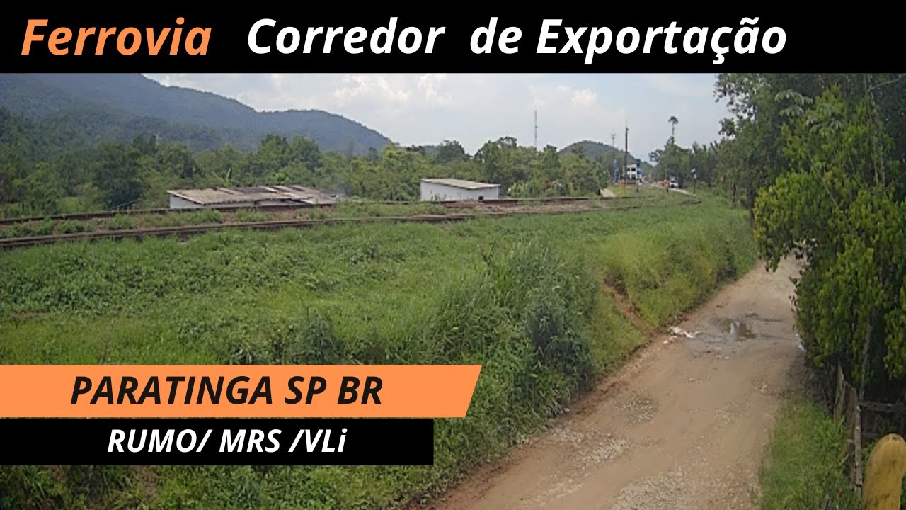 TREM AO VIVO PARATINGA  SÃO VICENTE SP BRASIL