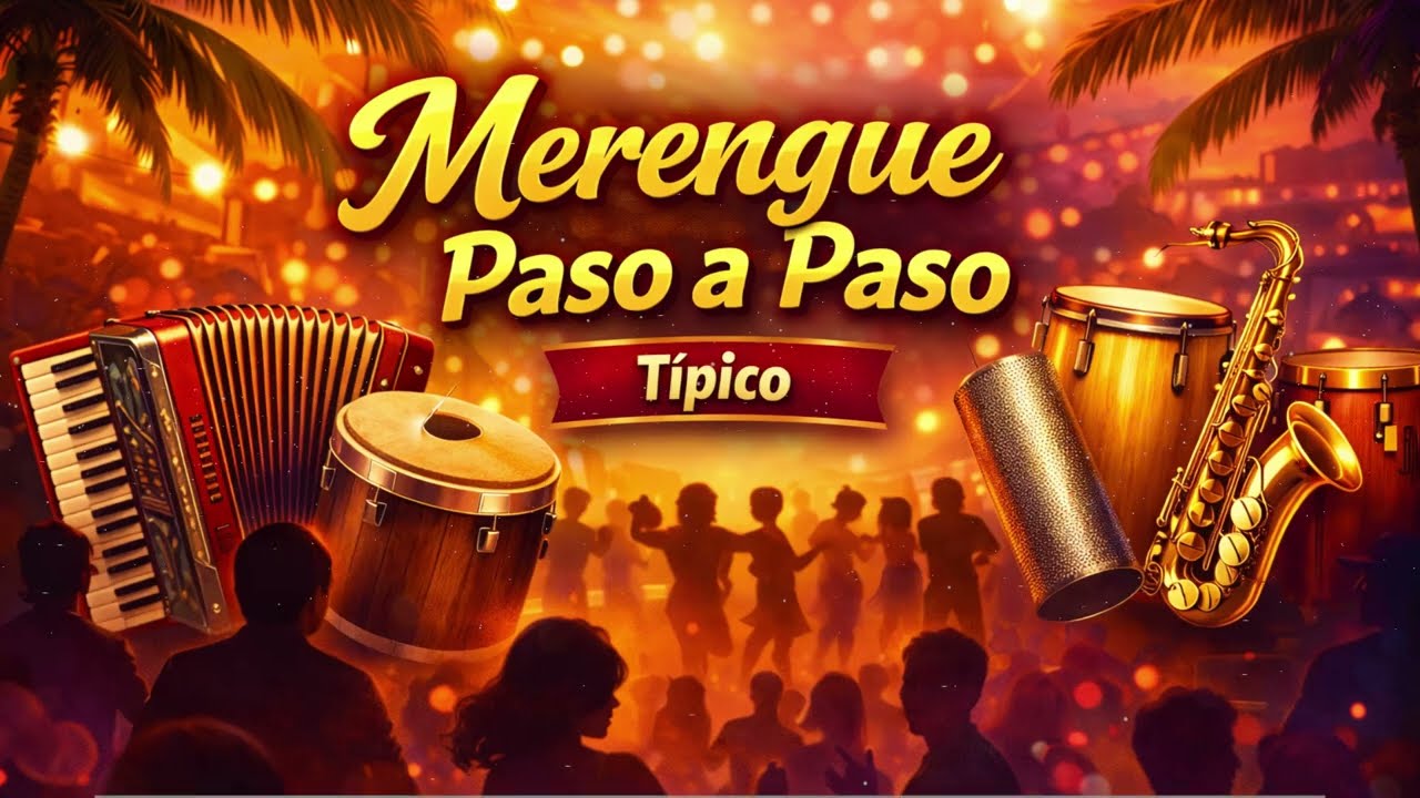 Merengue Paso a Paso Instrumental 150 BPM (Para Aprender a Bailar)