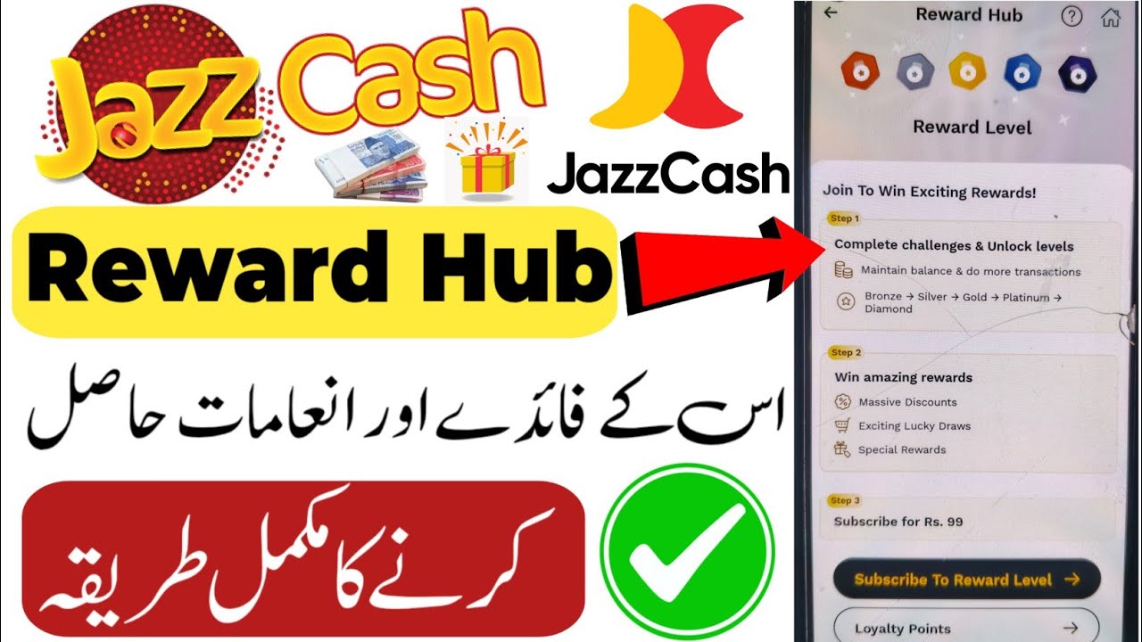 Jazz cash reward hub | how to get reward hub jazz cash | jazz cash reward hub ka kya matlab hai